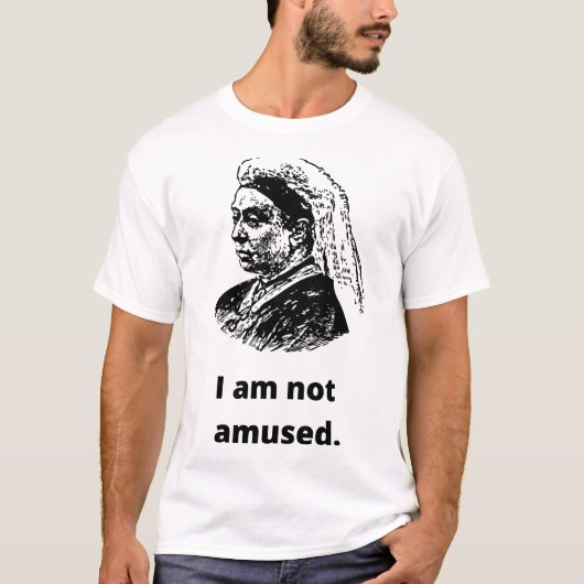 ビクトリア女王のTシャツ Tシャツ (正面)