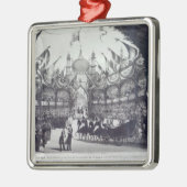 ビクトリア女王はブライトンに最初に訪問します メタルオーナメント (左)