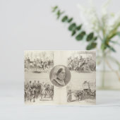 ビクトリア女王への攻撃イラスト ポストカード (スタンド正面)