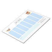 ビクトリア女王パーソナライズされたティーウィーク一覧 ノートパッド (アングル)