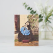 ビクトリア女王ホールディングビクトリア1863 ポストカード (スタンド正面)