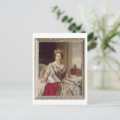ビクトリア女王ポートレート（1819年～1901年） 1859年(油o) ポストカード (スタンド正面)
