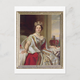 ビクトリア女王ポートレート(1819年~1901年) 1859年(油o) ポストカード