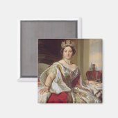ビクトリア女王ポートレート(1819年~1901年) 1859年(油o) マグネット (正面/裏面)