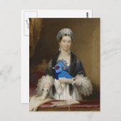 ビクトリア女王冠ピジョン ポストカード (正面/裏面)