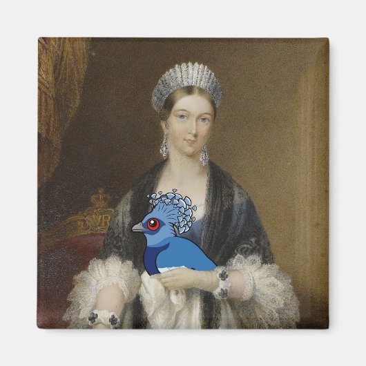 ビクトリア女王冠ピジョン マグネット (正面)