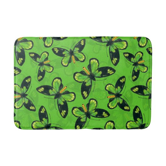 ビクトリア女王蝶 バスマット (正面)