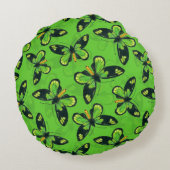 ビクトリア女王蝶 ラウンドクッション (裏面)