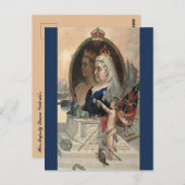 ビクトリア女王陛下のダイヤモンドのジュビリー1837 ポストカード (正面/裏面)