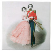 ビクトリア女王 タイル (正面)