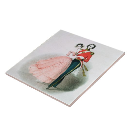 ビクトリア女王 タイル (側面)