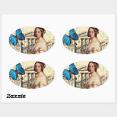 ビクトリア女王 楕円形シール (シート)