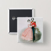 ビクトリア女王 缶バッジ (正面&裏面)