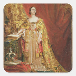 ビクトリア女王(1819年~1901年)戴冠式 スクエアシール