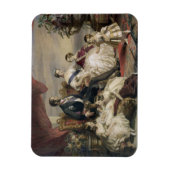 ビクトリア女王(1819-1901)とアルバート王子(1819) マグネット (縦)