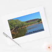 ビクトリア川ステッカー 長方形シール (封筒)