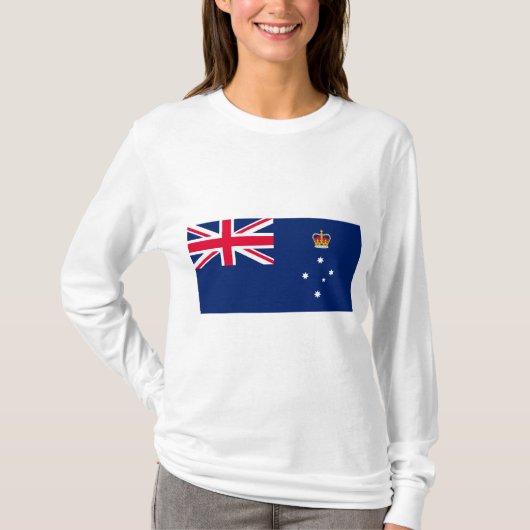 ビクトリア州旗(オーストラリア) Tシャツ (正面)