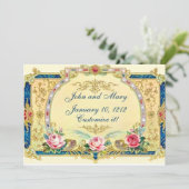 ビクトリア式結婚記念日 案内状 (スタンド正面)