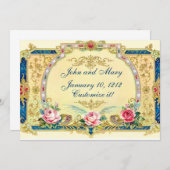 ビクトリア式結婚記念日 案内状 (正面/裏面)