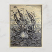 ビクトリア時代のクラーケン ポストカード (正面)