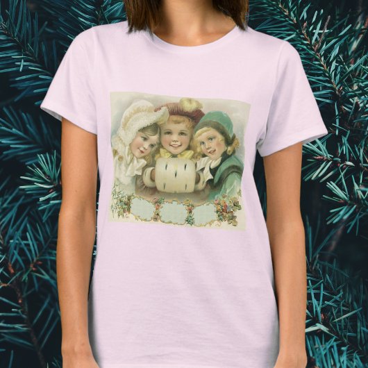 ビクトリア時代のクリスマスの姉妹たち、ビクトリア時代の子供たち Tシャツ