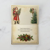 ビクトリア時代のクリスマスの華麗さ シーズンカード (内部)