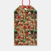 ビクトリア時代のクリスマスコラージュ ギフトタグ (裏面)