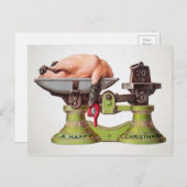 ビクトリア時代のクリスマスツリー ポストカード (正面/裏面)