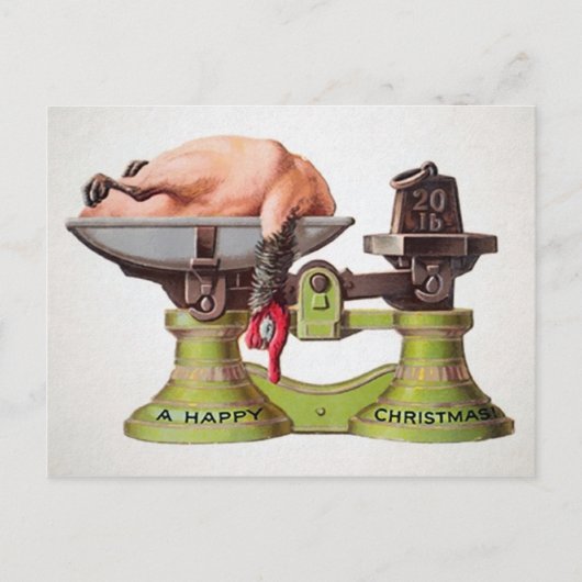 ビクトリア時代のクリスマスツリー ポストカード (正面)