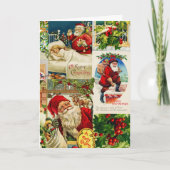 ビクトリア時代のクリスマス サンタおもちゃ カード (正面)
