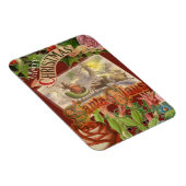 ビクトリア時代のクリスマス サンタクロースのそり マグネット (右側)