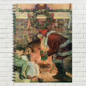 ビクトリア時代のクリスマス、サンタクロースの子供たち ノートブック