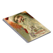 ビクトリア時代のクリスマス、サンタクロースの肖像 ノートブック (右側)