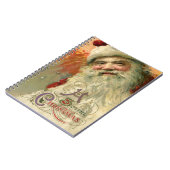 ビクトリア時代のクリスマス、サンタクロースの肖像 ノートブック (左側)