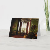 ビクトリア時代のクリスマス - ブランク グリーティング カード (正面)