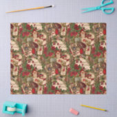 ビクトリア時代のクリスマス ポストカードの雑誌 薄葉紙 (クラフト)