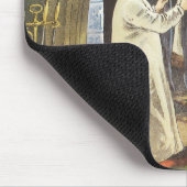 ビクトリア時代のクリスマス、子供のクリスマス靴下 マウスパッド (コーナー)