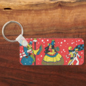 ビクトリア時代のクリスマス、家族 キーホルダー (裏面)