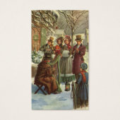 ビクトリア時代のクリスマス、音楽家たちのキャロリング (正面)