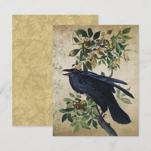 ビクトリア時代のゴシック世界 ラベンデコパージュ エンクロージャーカード (正面/裏面)