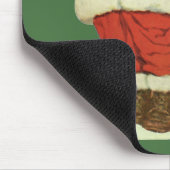 ビクトリア時代のサンタクロースとおもちゃのあるクリスマス マウスパッド (コーナー)