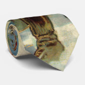 ビクトリア時代のサンタクロースとクリスマスツリー ネクタイ (ロール)