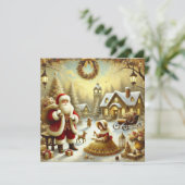 ビクトリア時代のサンタクロース シーズンカード (スタンド正面)