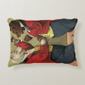 ビクトリア時代のダンシングベア　ゲイ　ハッピー アクセントクッション (正面)