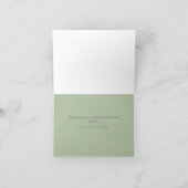 ビクトリア時代のバイオリン ホリデー 誕生日 グリーティング カード (内部)