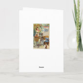 ビクトリア時代のミシンの広告 カード (裏面)