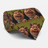 ビクトリア時代のユーモア、面白いビクトリア時代の豚の笑い ネクタイ (ロール)