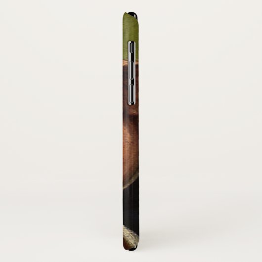 ビクトリア時代のユーモア、面白いヴィクトリア時代の豚の笑い Case-Mate iPhoneケース (裏面/左)