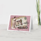 ビクトリア時代のロマンチックなラブレター カード (裏面)