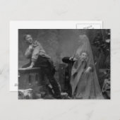 ビクトリア時代のヴィンテージ精神写真 ポストカード (正面/裏面)